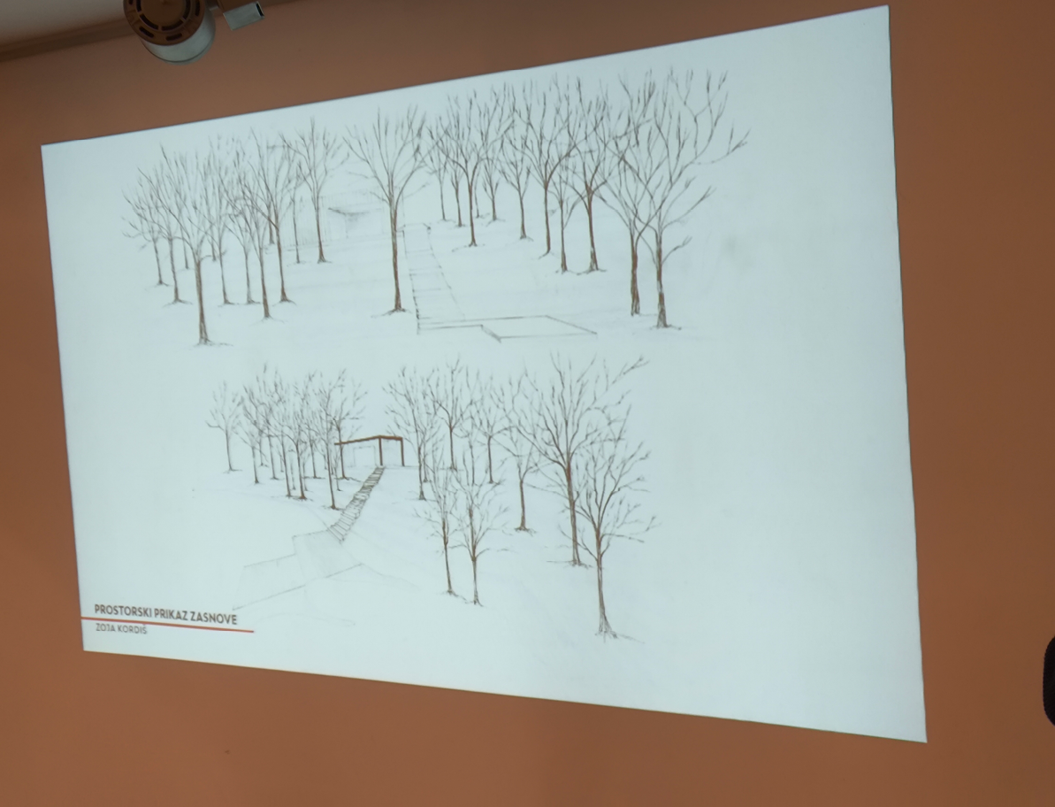 Projekcija makete 1 ob razlagi