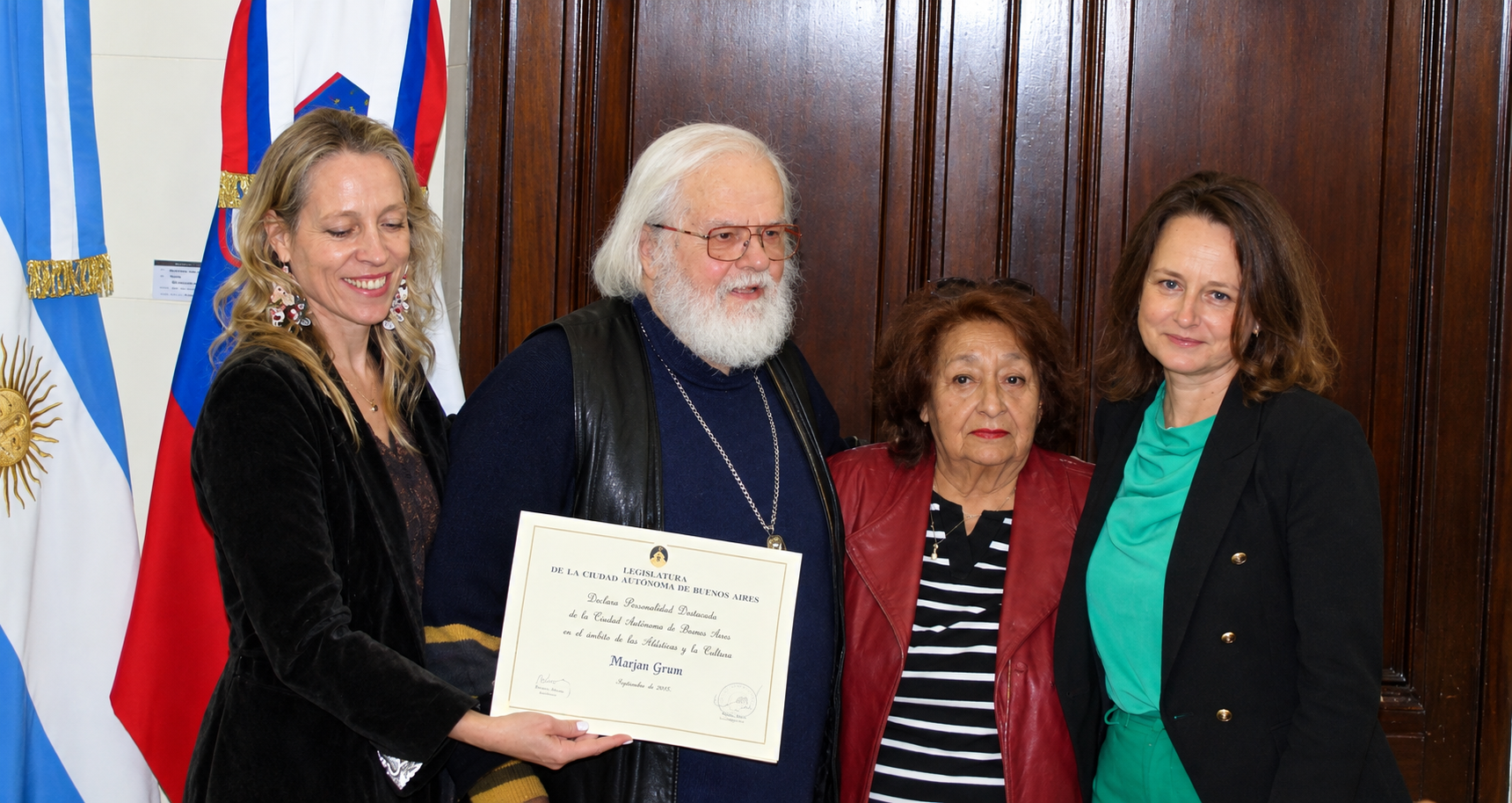 B. ROSSEN, M. GRUM S SOPROGO BEATRIZ, T. VODNIK